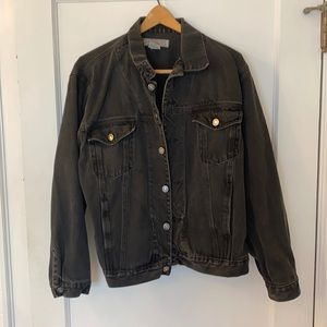 Today’s News Vintage Black Denim Jacket